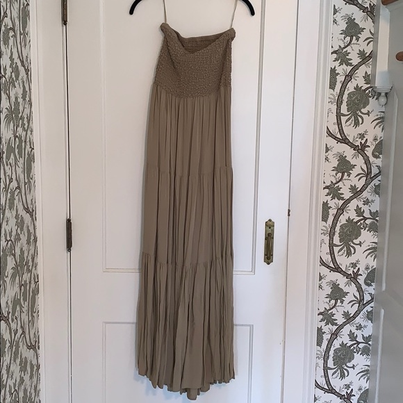 Michael Kors tan strapless summer dress size XS - Picture 2 of 3